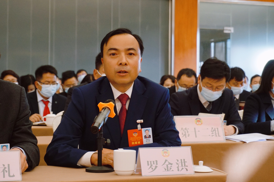 罗金洪作发言